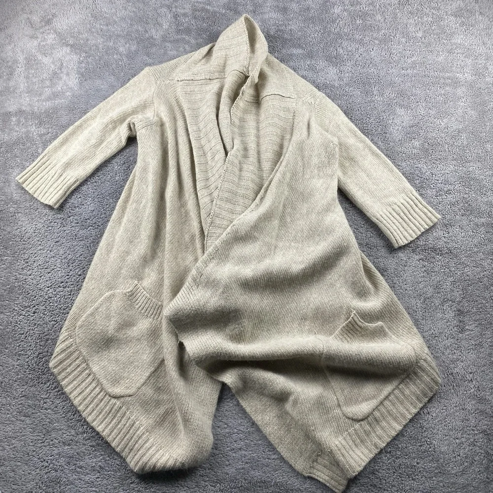 TWENTY ONE Knit Open Front Cardigan Wrap Womens‎ Small Beige